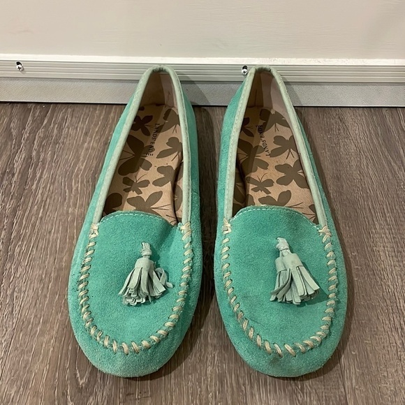 Teal Lands End Moccasin, Size 8.5 - Picture 1 of 4